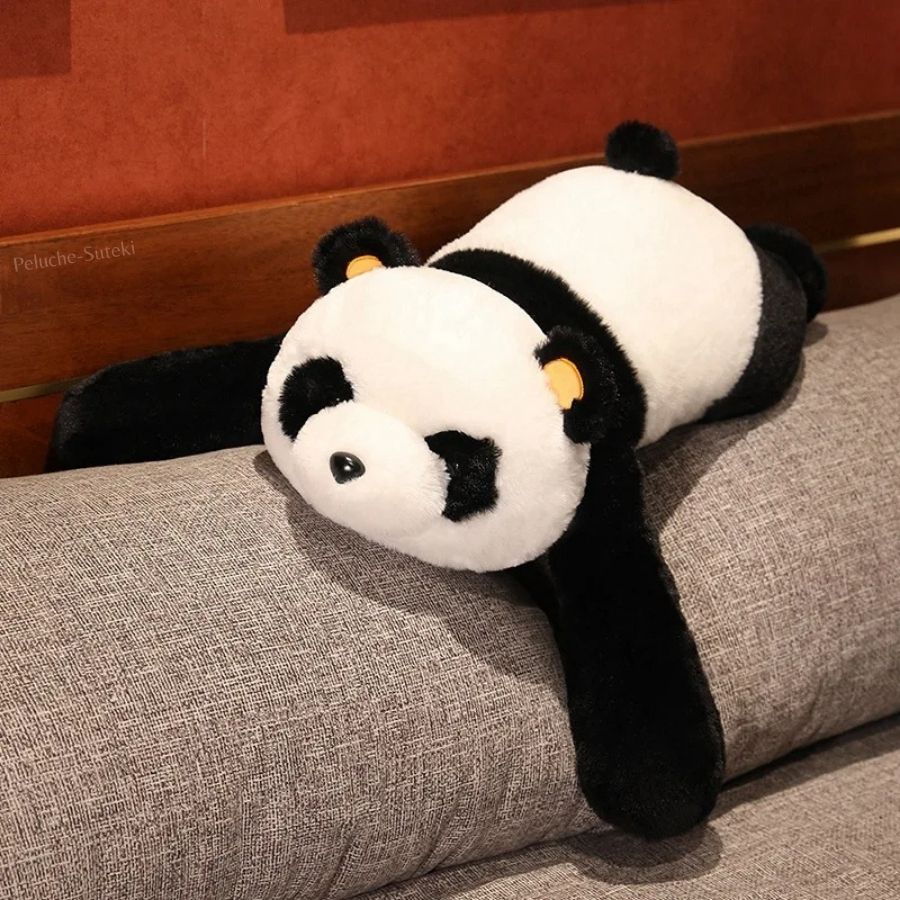 Oreiller de Corps Panda Géant Noir et Blanc