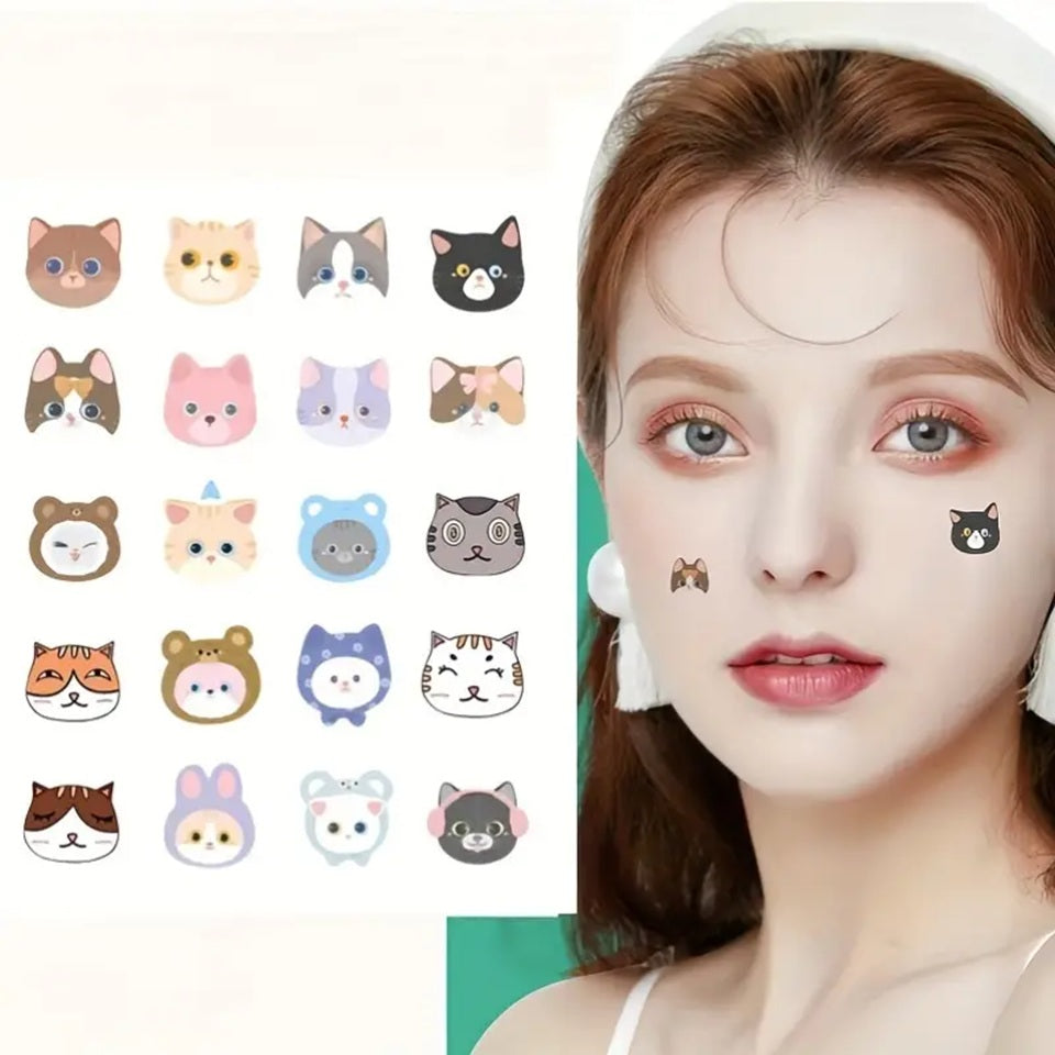 Patchs anti-Acné Animaliers Mignons