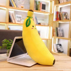 Peluche Banane Jaune à Visage Mignon