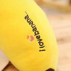 Peluche Banane Jaune à Visage Mignon