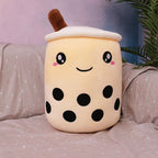 Peluche Bulle de Thé Kawaii au Visage Souriant
