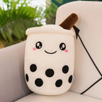 Peluche Bulle de Thé Kawaii au Visage Souriant