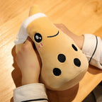 Peluche Bulle de Thé Kawaii au Visage Souriant