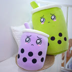 Peluche Kawaii Boba Violette Pleureuse