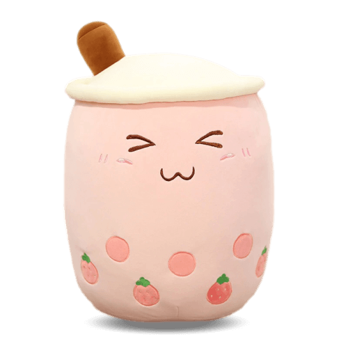 peluche Bubble thé fraise