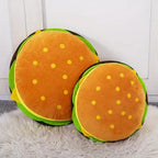 Coussin en Peluche Hamburger Original et Doux