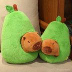 Peluche Avocat Vert et son Capybara Caché