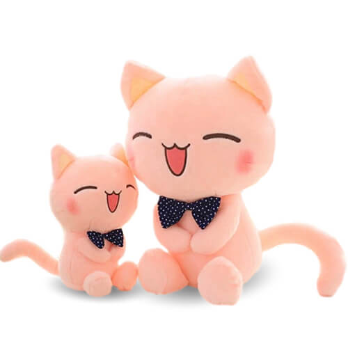Peluche Chat Rose Soft