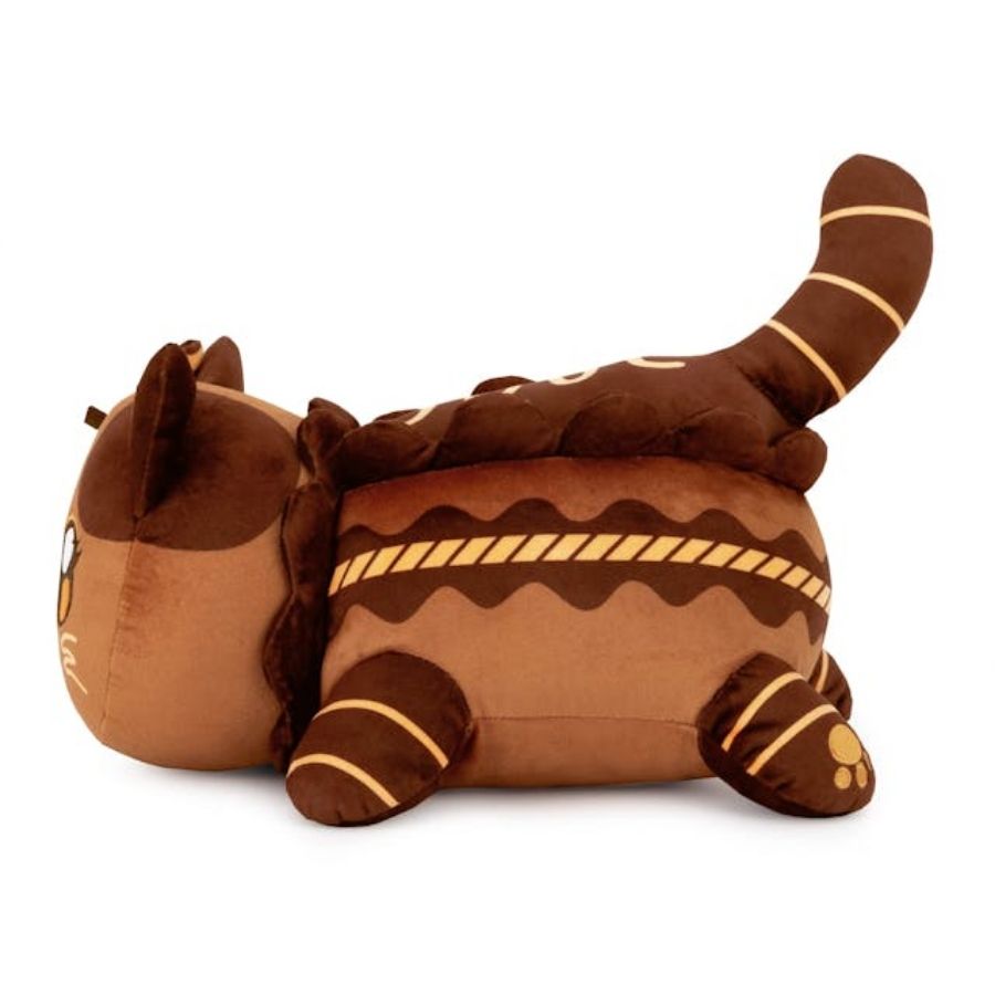 Peluche Chat Kawaii Marron Façon Chocolat