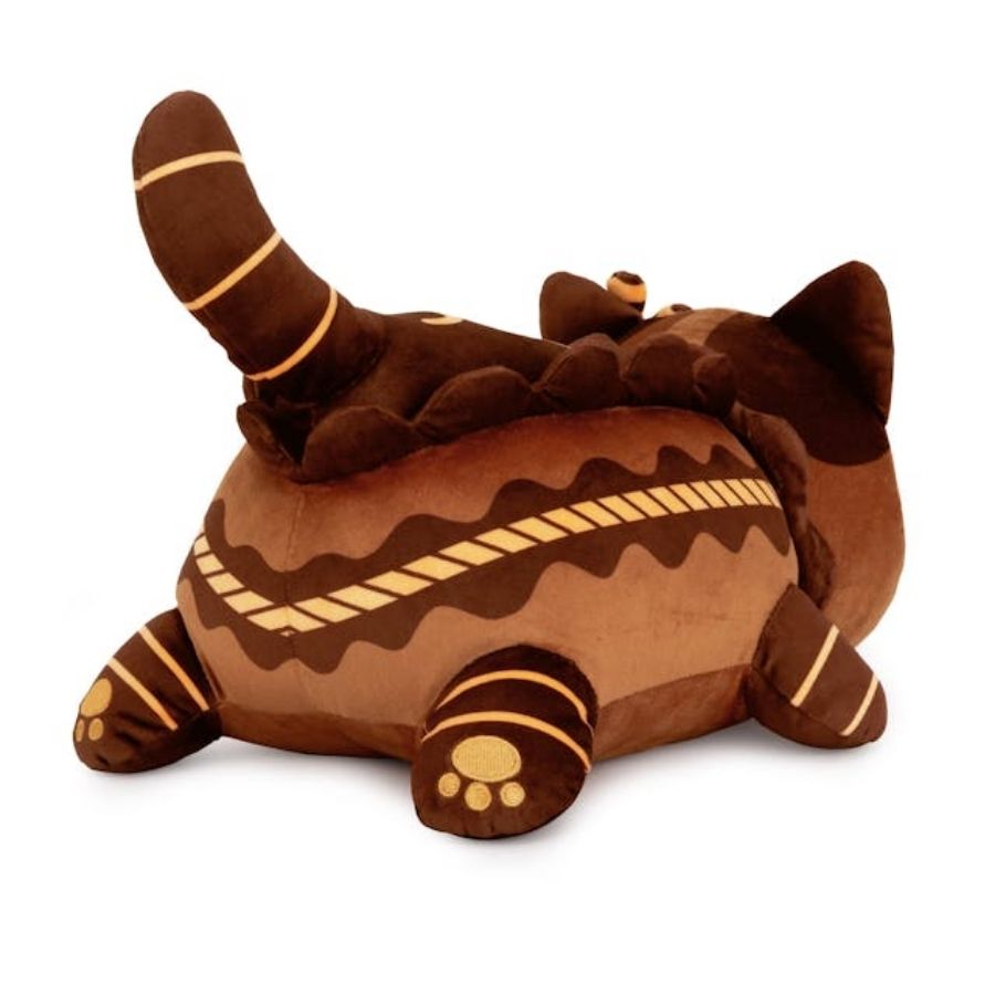 Peluche Chat Kawaii Marron Façon Chocolat