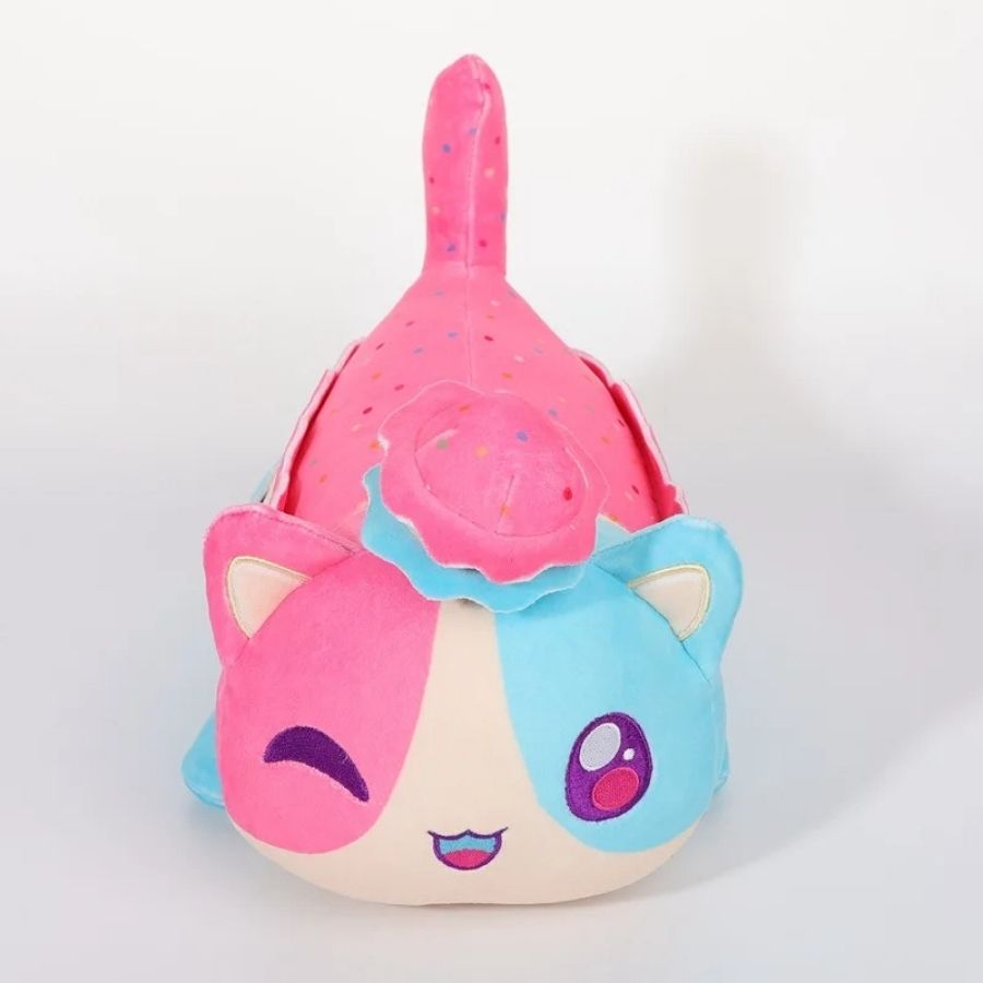Peluche de Chat Kawaii Macaron Multicolore