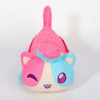 Peluche de Chat Kawaii Macaron Multicolore