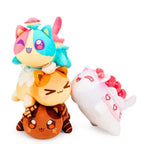 Peluche Chat Kawaii Marron Façon Chocolat
