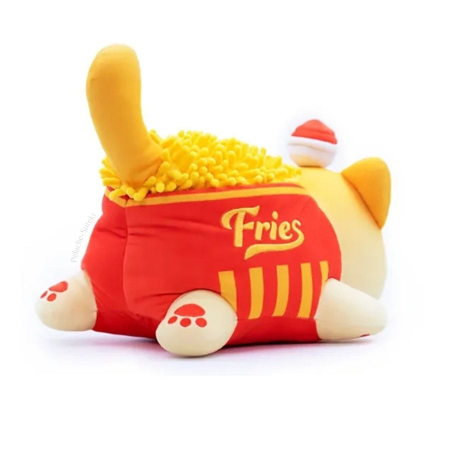 Peluche de Chat Kawaii en Frites Jaunes