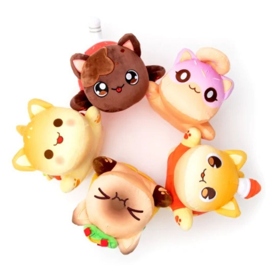 Peluche de Chat Burger Kawaii