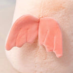 Peluche de Cochon Rose Pâle avec Ballon Cœur Rouge