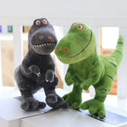 Peluche Dinosaure T-Rex Souriant en Gris Anthracite