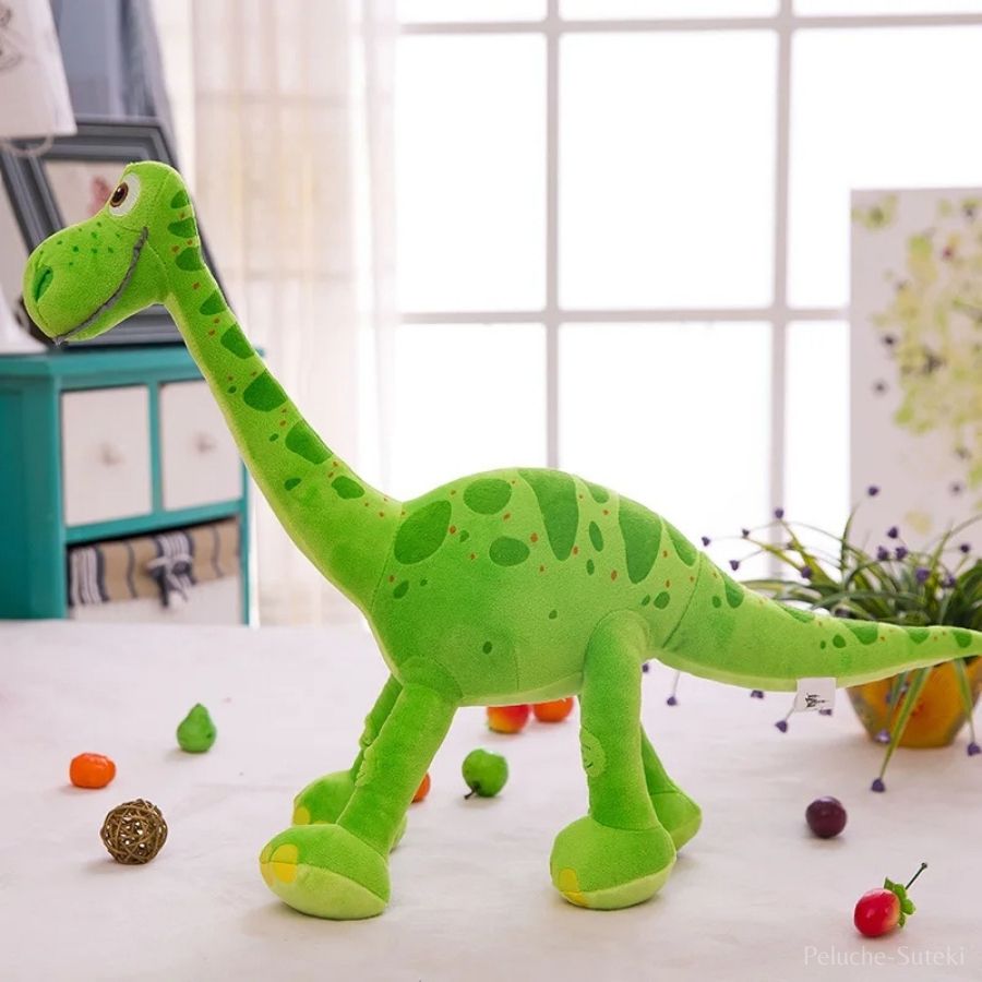 Peluche Dinosaure Verte Arlo à Long Cou