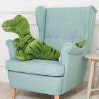 Peluche Dinosaure T-Rex Souriant en Gris Anthracite