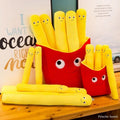 Peluche Frites Mignonnes Amovibles en Carton Rouge