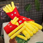 Peluche Frites Mignonnes Amovibles en Carton Rouge
