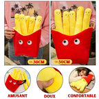 Peluche Frites Mignonnes Amovibles en Carton Rouge