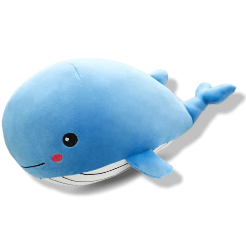 Peluche kawaii baleine bleu