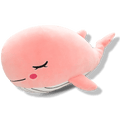 Peluche kawaii baleine rose