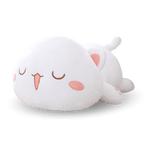 Peluche Kawaii Chat blanc dodo