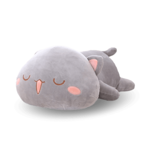 Peluche Kawaii Chat gris dodo