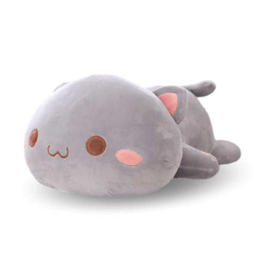Peluche Kawaii Chat gris