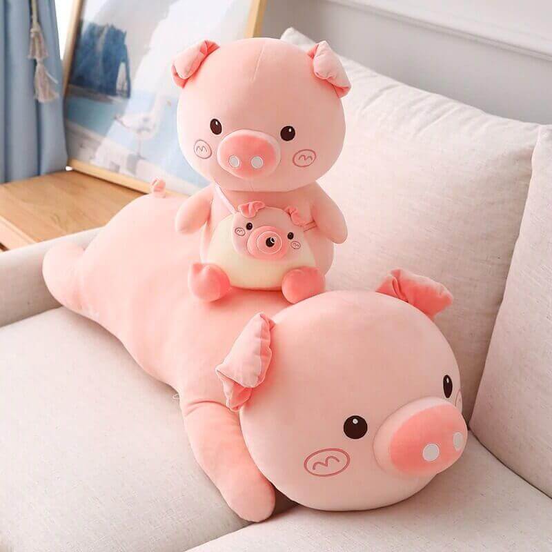 Coussin Cochon Kawaii Mignon