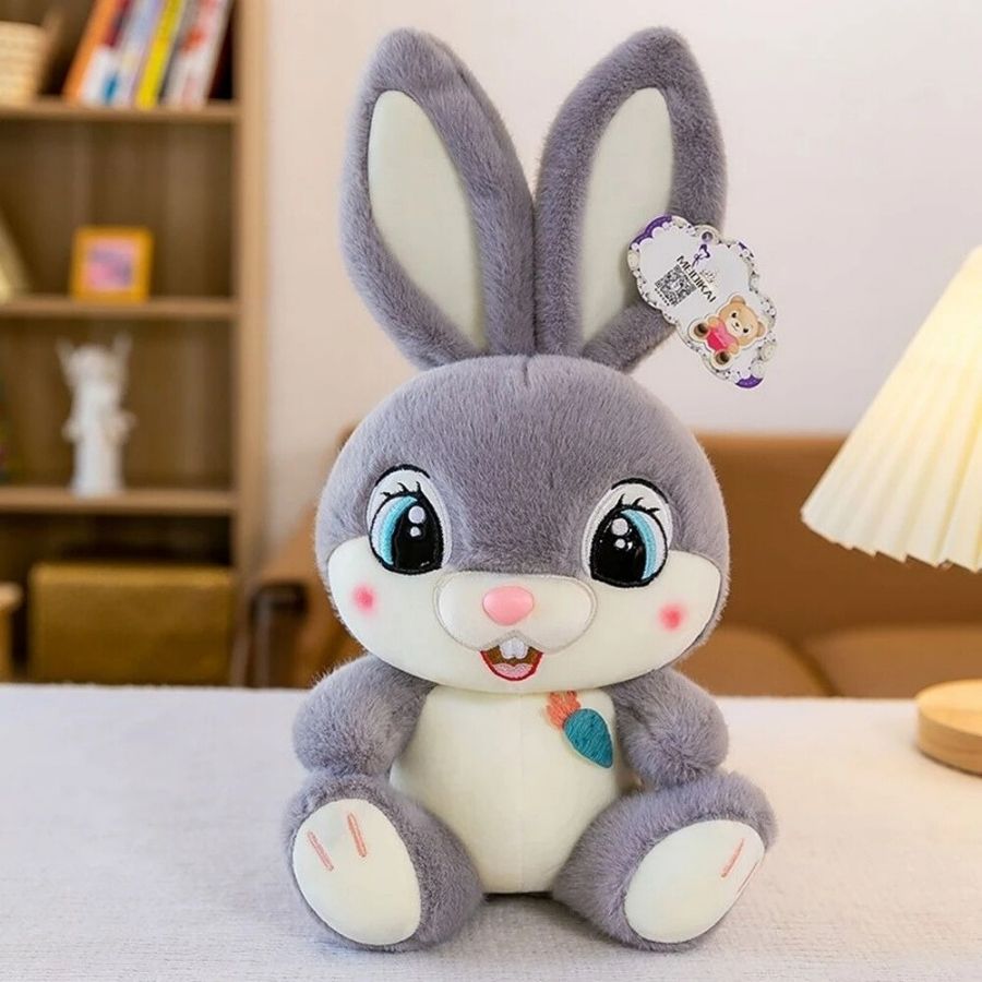 peluche-lapin-gris