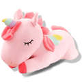 Peluche kawaii licorne rose