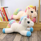 Peluche Licorne Douce Arc-en-Ciel Yeux Scintillants