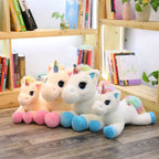 Peluche Licorne Douce Arc-en-Ciel Yeux Scintillants
