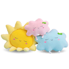 Peluche Kawaii Nuage Rosé