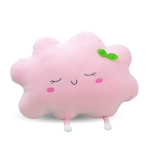 peluche nuage rose mignon