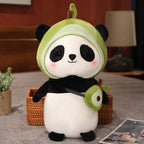 Peluche Panda Mignonne à Capuche Avocat et Sac