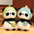 Peluche Panda Mignonne à Capuche Avocat et Sac
