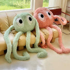 Peluche Verte Menthe à Grands Yeux et Longs Bras