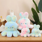 Peluche Lapin Pieuvre Kawaii Pastel Tie-Dye