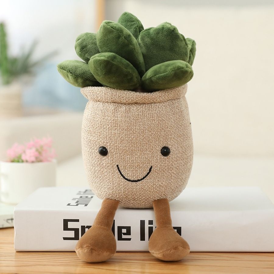 peluche-plante-beige