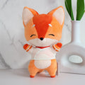 Peluche Renard Orange Souriant en Kimono