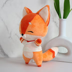 Peluche Renard Orange Souriant en Kimono