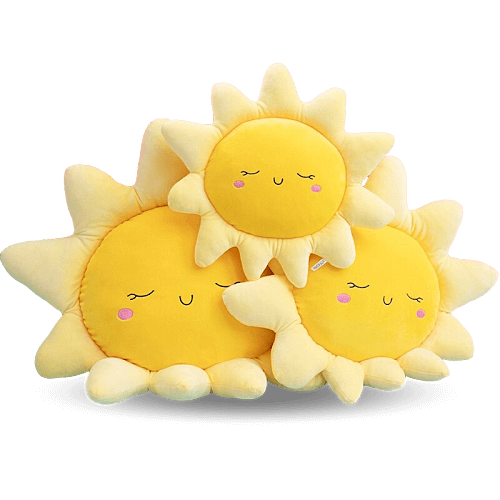 Peluche Kawaii en Forme de Soleil