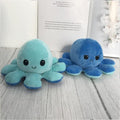 Peluche Octopus Réversible Bleu