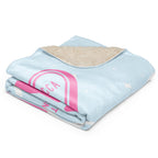 Couverture Polaire Rose et Bleu Rebecca « Slayzy »