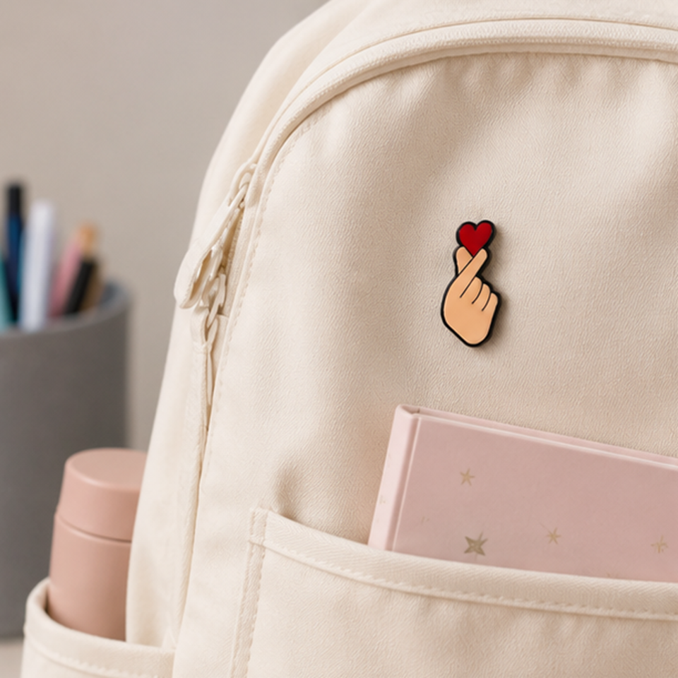 Pin's Cœur en Doigt