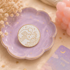 Pin's Vague de Kanagawa Blanc et Doré